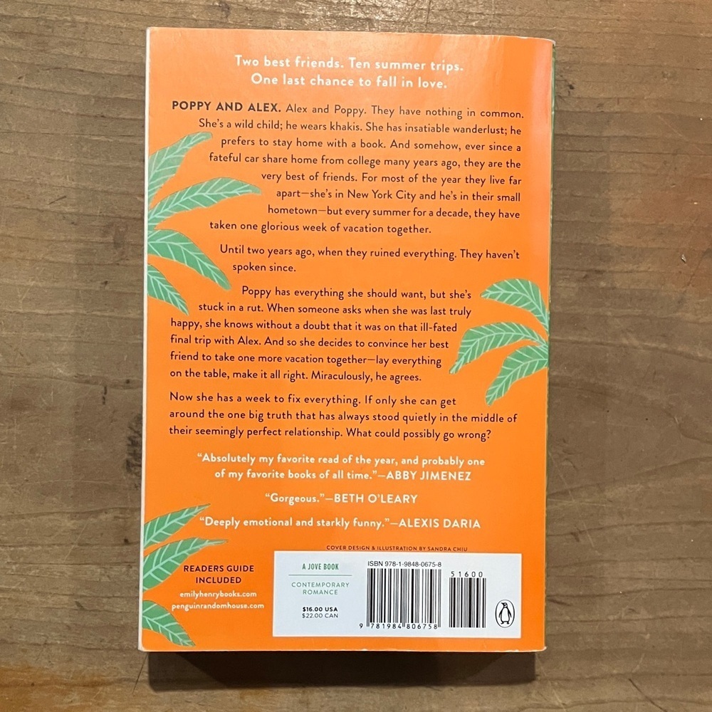 Emily Henry's : People We Meet on Vacation : softcover Book - Picture 3 of 15